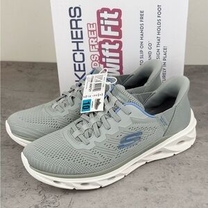 Skechers Women's Slip On Hands Free Swift Fit Shoes - SIZE 10 Gray New In Box